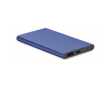 Externe aluminium batterij en 4000 mAh kleur koningsblauw