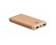10000 mAh externe batterij met kurk kleur beige
