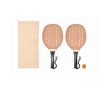Strandpaddleset met bal kleur hout