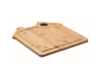 Houten snijplank in de vorm van een huis kleur hout