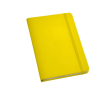 Glad A5 notitieboekje met logo kleur geel