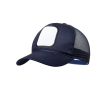 Cap met mesh aan de zijkant voor sublimatie kleur marineblauw
