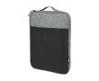 Laptophoes met zak kleur zwart
