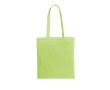 Zak van gerecycled katoen en rPET 180 g/m2 kleur lichtgroen