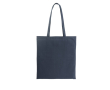 Zak van gerecycled katoen en rPET 180 g/m2 kleur marineblauw