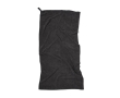 Bedrukte handdoek van gerecycled microvezel, 70 x 140 cm kleur zwart