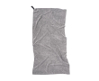 Bedrukte handdoek van gerecycled microvezel, 70 x 140 cm kleur grijs