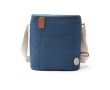 Kleine bedrukte koeltas met schouderriem kleur blauw