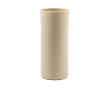 Kleine thermische rvs to go koffiebekers met logo kleur beige