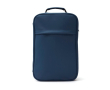 Bedrukte rugzak met laptopvak van waterafstotend materiaal kleur blauw