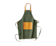 Bedrukte schorten van stonewashed canvas, 500 g/m2 kleur groen