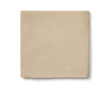 Gedeeltelijk gerecyclede Schotse fleece deken met logo kleur beige