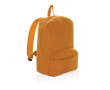 Bedrukte rugzak van gekleurd gerecycled canvas, 285 g/m2 kleur oranje