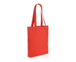 Tassen met logo van gerecycled canvas, 285 g/m2 kleur rood