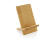 Bamboe telefoonstandaard in kraft doos kleur hout
