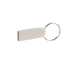 USB met metalen sleutelhanger kleur zilver