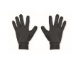 Polyester tactiele sporthandschoenen met logo voor smartphonegebruik kleur zwart