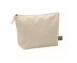 Fairtrade katoenen toilettas bedrukken 180 g/m2 Dun Fairtrade kleur beige
