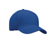 Baseballpet met logo van dikke katoenen twill, maat 7 1/4, 260 g/m2 kleur koningsblauw