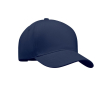 Baseballpet met logo van dikke katoenen twill, maat 7 1/4, 260 g/m2 kleur marineblauw
