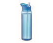 anti-lek drinkflessen bedrukken met rietje voor sport 650ml Tritan Renew™ kleur blauw