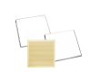 Witte chocoladerepen 36% of puur 54% met zilverpapier kleur witte chocolade