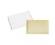 Mini individuele witte of donkere chocoladerepen 10g kleur witte chocolade