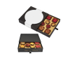 Doos met 12 premium chocolaatjes met 4 smaken kleur zwart