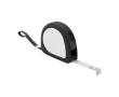 Goedgekeurd plastic meetlint met metalen clip en 3M-rem kleur zwart