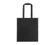 RPET non-woven boodschappentas met handvaten 70 gr/m2 kleur zwart