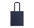 RPET non-woven boodschappentas met handvaten 70 gr/m2 kleur blauw