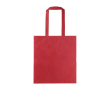 RPET non-woven boodschappentas met handvaten 70 gr/m2 kleur rood