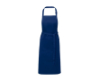 Schort van katoen en polyester met verstelbare band 240 g/m² kleur marineblauw