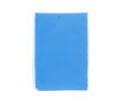 Wegwerpponcho van gerecycled plastic met capuchon onesize kleur koningsblauw