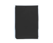 Wegwerpponcho van gerecycled plastic met capuchon onesize kleur zwart