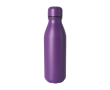 Gekleurde gerecyclede aluminium fles met dop 550ml kleur paars