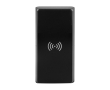 10.000 mAh gerecyclede plastic powerbank met 5W kleur zwart
