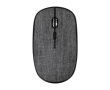 Draadloze muis met hoes van gerecycled polyester kleur grijs