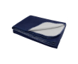 Aanpasbare polyester deken met 2 kleuren 150g/m2 kleur blauw