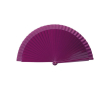 Gelakt hout en polyester ventilator in diverse kleuren 23cm kleur roze