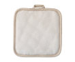 Pannenlap van gerecycled katoen met ophanglint kleur naturel
