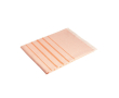 Duurzame katoenen multifunctionele handdoek 260 g/m2 kleur oranje