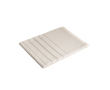 Duurzame katoenen multifunctionele handdoek 260 g/m2 kleur lichtgrijs