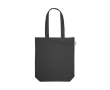 Tas met gerecycled katoen in diverse kleuren 220 g/m2 kleur zwart