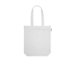 Tas met gerecycled katoen in diverse kleuren 220 g/m2 kleur wit