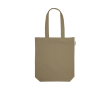Tas met gerecycled katoen in diverse kleuren 220 g/m2 kleur donkergroen