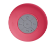 Kleurrijke plastic en rubber multifunctionele speaker kleur rood