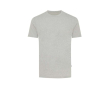 T-shirt van gerecycled en bio katoen 180 g/m2 Iqoniq Manuel kleur lichtgrijs gemarmerd