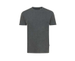 T-shirt van gerecycled en bio katoen 180 g/m2 Iqoniq Manuel kleur gemarmerd grijs