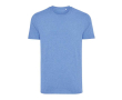 T-shirt van gerecycled en bio katoen 180 g/m2 Iqoniq Manuel kleur gemarmerd blauw